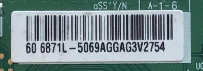 KIT DE TARJETAS PARA TV LG MAIN EBT64533102 / EAX67187104 / 78EBT000-0080 / RU7845A0U7 / FUENTE EAY64511001 / EAX67189001 / LGP6560DJ-17U1 / T-CON 6871L-5069A / 6870C-0685A / PANEL NC600DGE / MODELO 60UJ6300-UA.BUSYLOR / 60UJ6300-UA / 60UJ6300 - Imagen 2